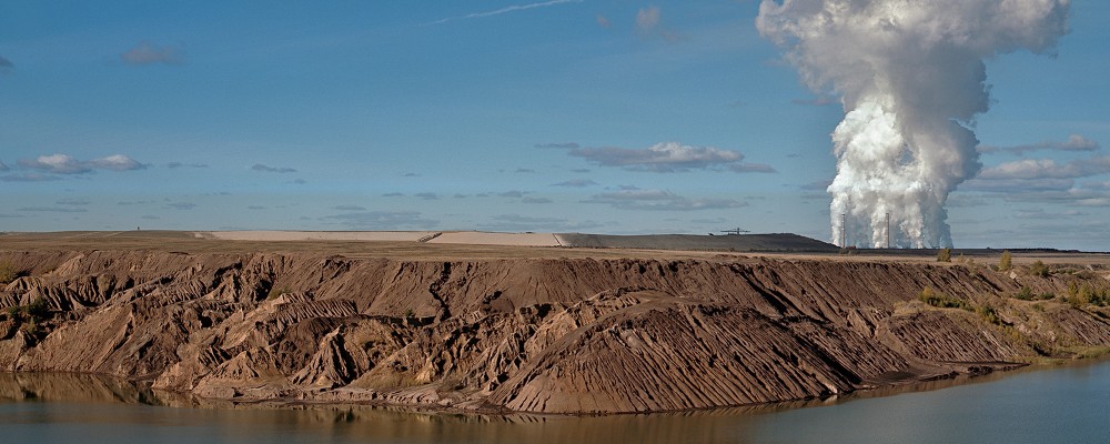 Braunkohle-Landschaft in der Lausitz