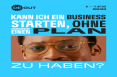 Banner mit Schriftzug: Kann ich ein Business starten, ohne einen Plan zu haben?