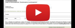 Screenshot von Youtube Brandenburger Innovationsgutschein BIG  - Erklärvideo - Stundennachweis