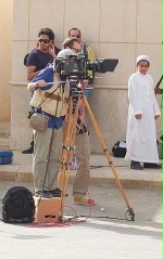 Wadjda film set