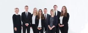 Gruppenfoto dual Studierender