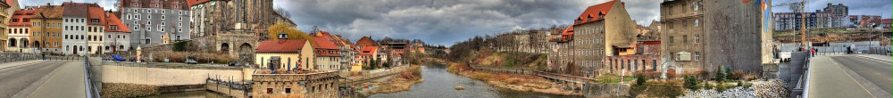 Panorama einer Stadt