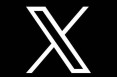 X-Logo weiß auf schwarz